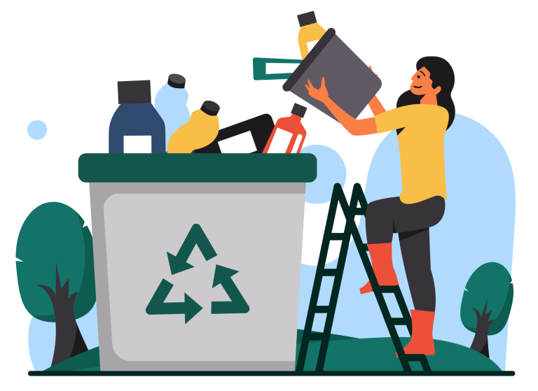 recyclable rubbish